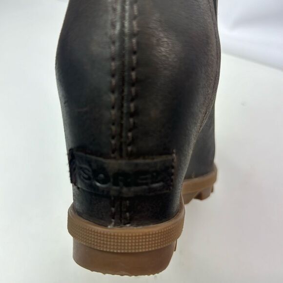 Sorel Joan Of Arctic Wedge II Brown Suede Women’s Ankle Boots - Picture 12 of 15